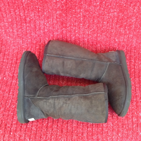 UGG Classic Tall II Boots Sheepskin Leather 6W - Picture 8 of 10